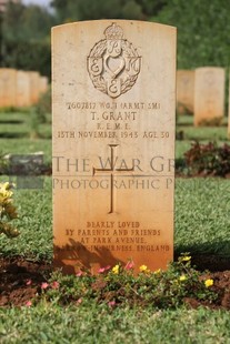 BEIRUT WAR CEMETERY - GRANT, THOMAS